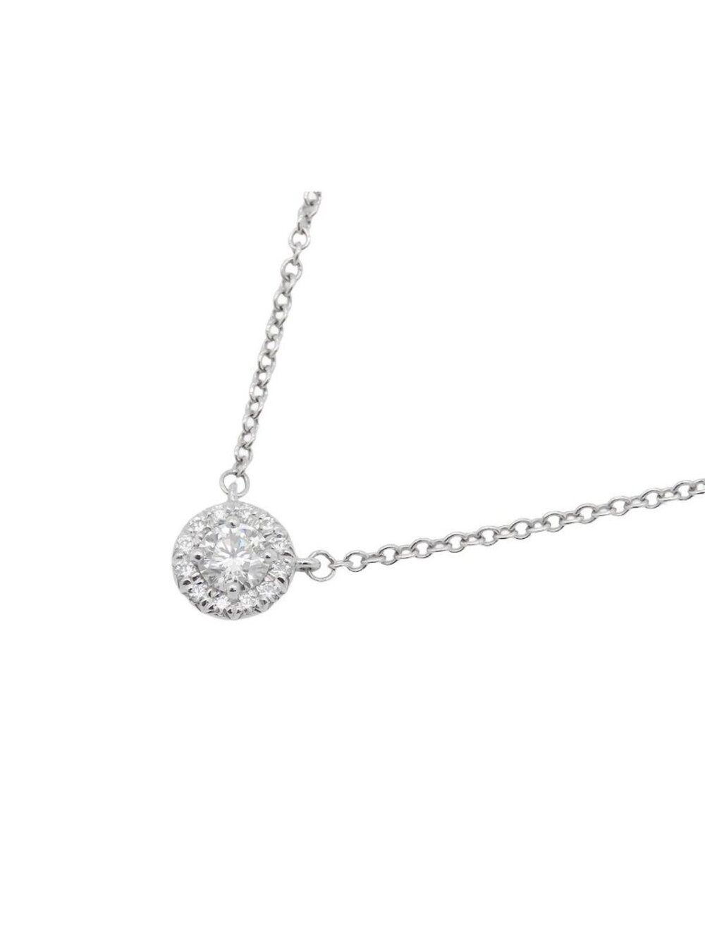 Tiffany & Co Solesto Necklace Platinum Diamond